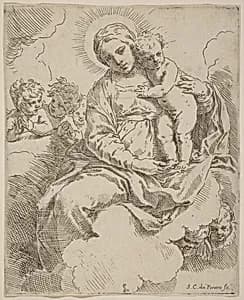 The Virgin and Child by Simone Cantarini