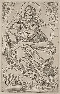 The Virgin and Child by Simone Cantarini