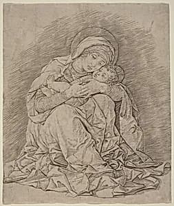 The Virgin and Child by Andrea Mantegna