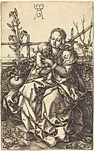 The Virgin Seated by Heinrich Aldegrever