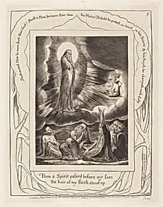 The Vision of Eliphaz by William Blake