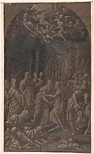 The Visitation by Aurelio Lomi