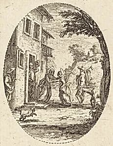 The Visitation by Jacques Callot
