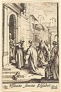 The Visitation by Jacques Callot