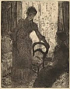 The Visitor by Mary Cassatt