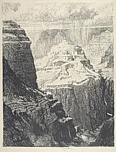 The Walled City by Joseph Pennell