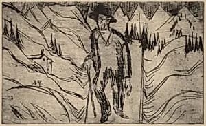 The Wanderer by Ernst Ludwig Kirchner