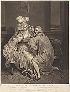 The Wane of the Honeymoon by Robert Laurie after Francis Wheatley