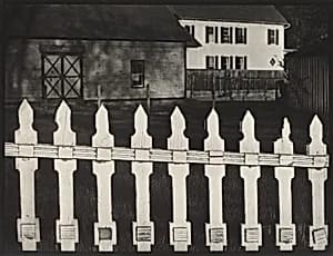 The White Fence by Paul Strand