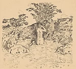 The Wild Cherry Tree by Childe Hassam