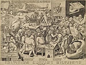 The Witch of Malleghem by Pieter van der Heyden after Pieter Bruegel the Elder