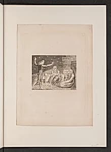The Wrath of Elihu by William Blake