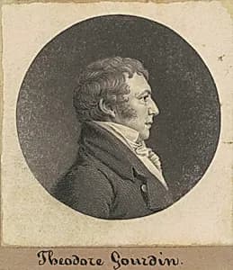 Theodore Gourdin by Charles B. J. Févret de Saint-Mémin