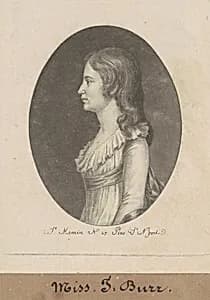 Theodosia Burr by Charles B. J. Févret de Saint-Mémin