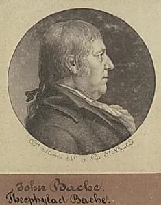 Theophylact Bache by Charles B. J. Févret de Saint-Mémin