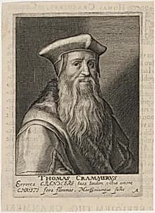 Thomas Cranmer by Willem de Passe and Magdalena de Passe