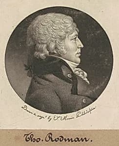 Thomas Rodman by Charles B. J. Févret de Saint-Mémin