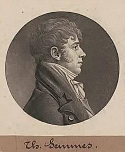 Thomas Semmes by Charles B. J. Févret de Saint-Mémin
