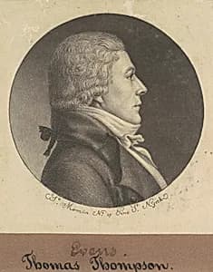 Thomas Thompson by Charles B. J. Févret de Saint-Mémin