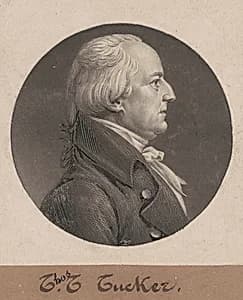 Thomas Tudor Tucker by Charles B. J. Févret de Saint-Mémin