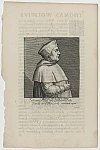 Thomas Wolsey, Cardinal by Willem de Passe and Magdalena de Passe