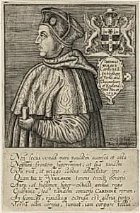 Thomas Wolsey, Cardinal by Renold Elstrack