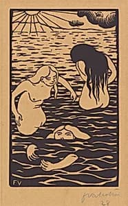 Three Bathers by Félix Vallotton