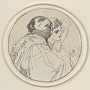 Three Oriental Heads by John Hamilton Mortimer