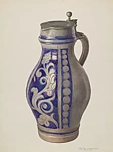 Three Quart Beer Pitcher by Carl Buergerniss