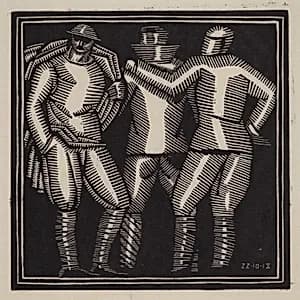 Three Soldiers by John Storrs
