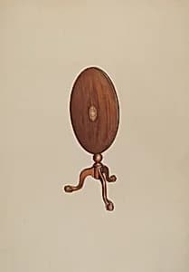 Tilt Top Table by Dorothy Handy