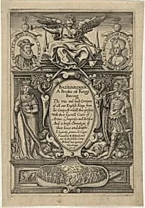 Title page, Baziliologia by Renold Elstrack
