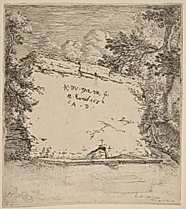 Title Page with Fountain by Karel Dujardin