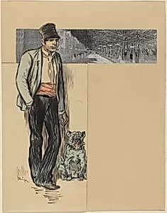 To the Village by Théophile Alexandre Steinlen