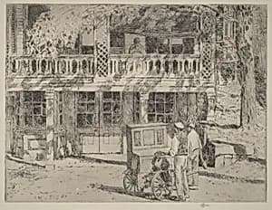 Toby's, Cos Cob by Childe Hassam