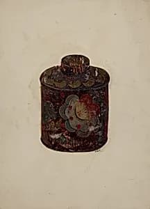 Toleware Canister by Myra Newswanger