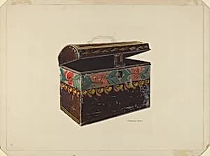 Toleware Document Box by J. Howard Iams