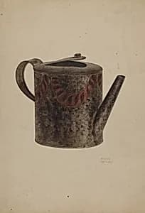 Toleware Metal Teapot by Andrew Topolosky