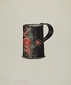 Toleware Mug by Samuel O. Klein