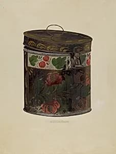 Toleware Tin Cannister by William Frank