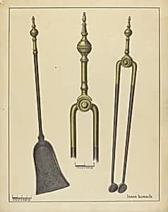 Tongs and Shovel by Hans Korsch