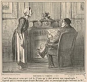 Toujours la comète by Honoré Daumier