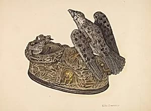Toy Bank: Eagle by Clarence W. Dawson