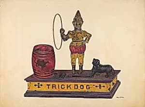 Toy Bank: Trick Dog by George File