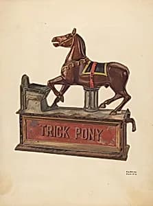 Toy Bank: Trick pony by Florian Rokita