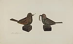 Toy Birds by Frank Budash