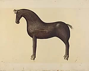 Toy Horse by Mina Lowry