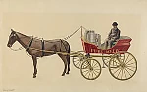 Toy Milk Wagon by Henry Granet