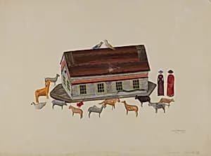 Toy Noah's Ark by Chris Makrenos
