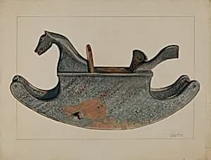 Toy Rocking Horse by John Fisk